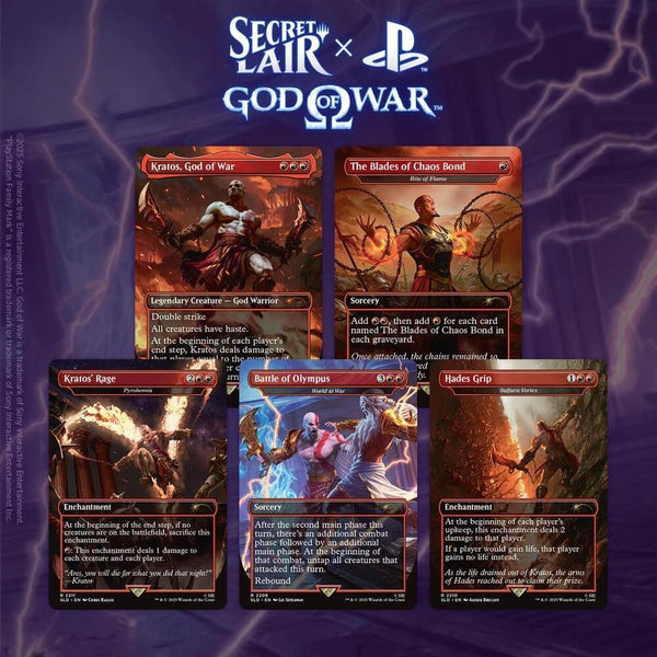 Magic: The Gathering TCG Secret Lair X God of War: Greek - Non-Foil Edition