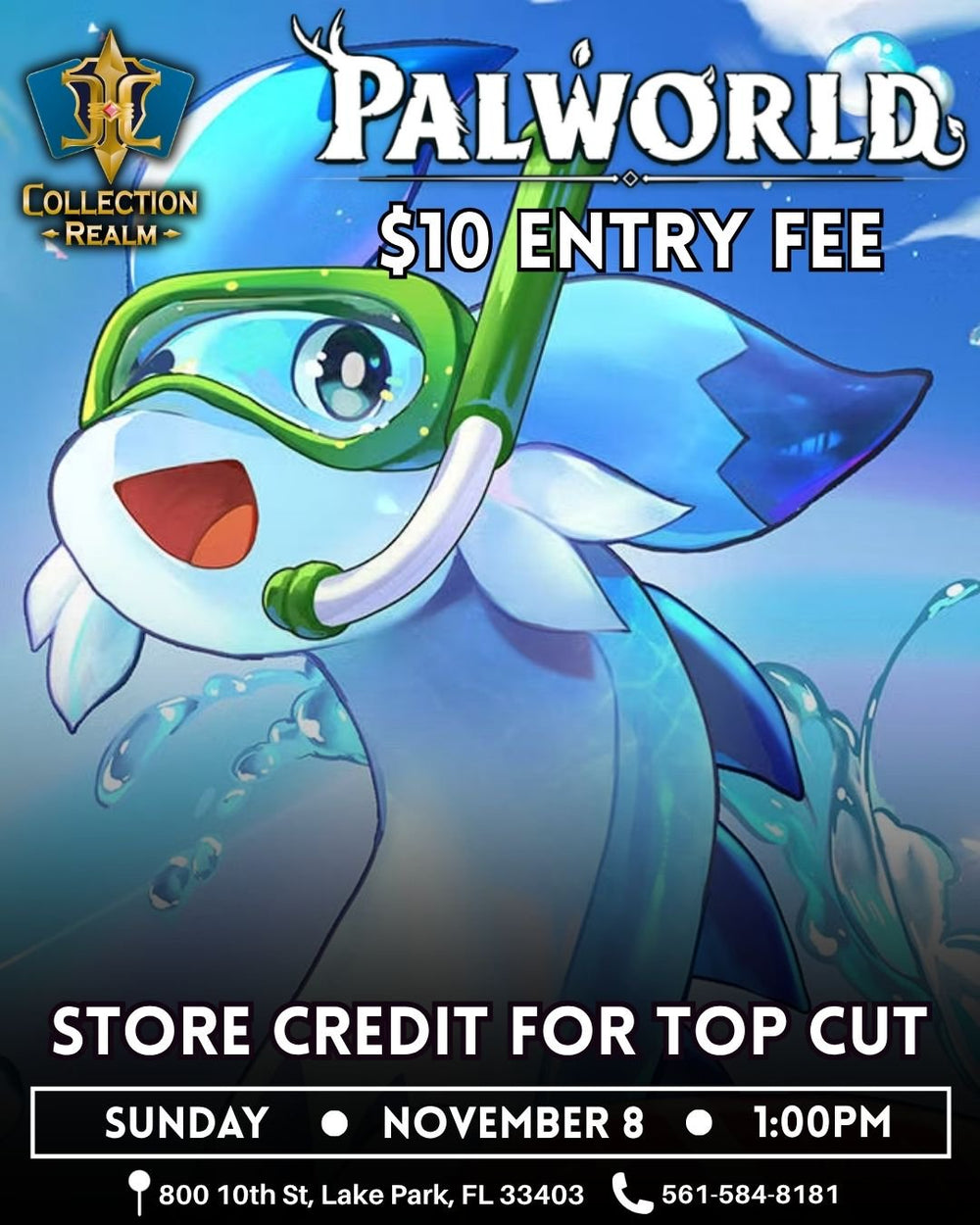 Palworld Trading Card Game Tournament – November 8 2026 (Sunday) 1:00 PM