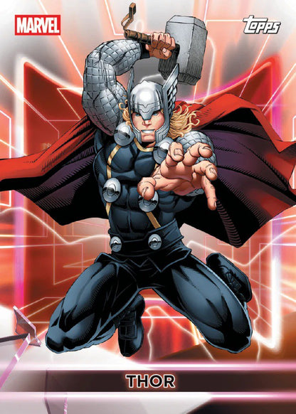 2026 Topps Neon Marvel Value Box, 7 Packs, 35 Cards, Marvel Trading Cards Featuring Marvel Snap, Marvel Rivals, Spider-Man, Neon Inserts, Collectible Artwork & Rare Inserts (PREORDER - Release Date October 14, 2026)