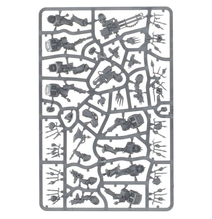 Warhammer 40,000 Chaos Space Marines Terminator Squad – 5 Chaos Terminators Miniatures with Customisable Weapons & Transfer Sheet – Plastic Model Kit for Chaos Space Marines, World Eaters & Emperor’s Children