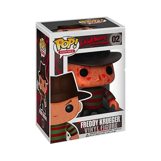 Freddy Krueger Funko Pop! Movies: A Nightmare on Elm Street - Approx. 3 3/4" Horror Collectible Vinyl Figure #02 with Display Box Protector Case