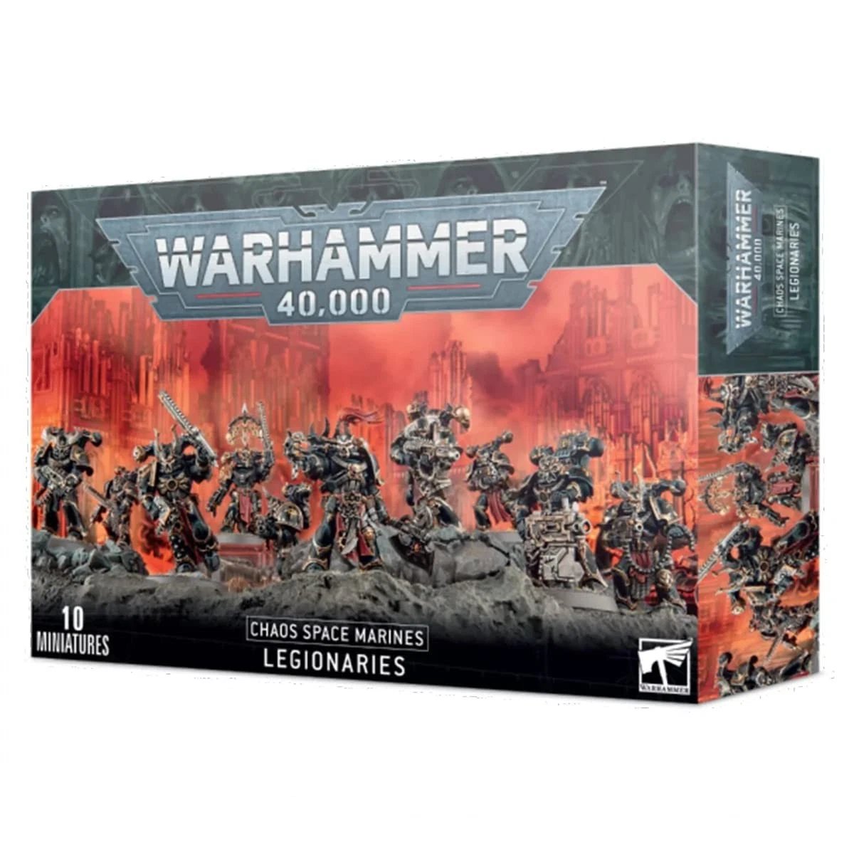 Warhammer 40k Chaos Legionnaires - 10 Miniatures