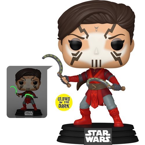 Morgan Elsbeth #792 Funko Pop! Star Wars: Tales of the Empire - Approx. 4 1/2" Glows In The Dark Collectible Vinyl Figure Bundled with Display Box Protector Case