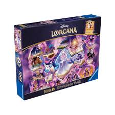 Disney Lorcana 1000 Pc Ravensburger Puzzle Glimmers of the Realm Amethyst
