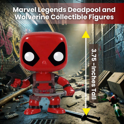 Deadpool Funko Pop! Marvel Universe - Approx.3 3/4" Collectible Vinyl Bobble-Head Figure #20 with Display Box Protector Case