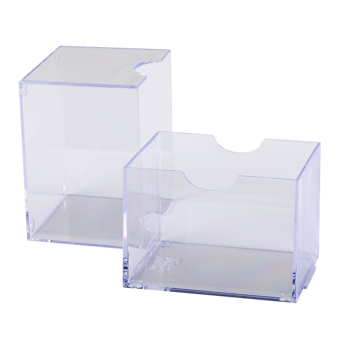Dragon Shield Strongbox Clear Deck Box for 100+ Double-Sleeved Cards | Clear Acrylic TCG Card Storage Case | Stackable Protective Deck Box for MTG, Pokémon, Lorcana & More