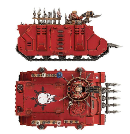 Warhammer 40,000 Chaos Rhino Chaos Space Marines Chaos Rhino Vehicle Kit for Warhammer 40K – Customizable Plastic Transport with Weapon & Cosmetic Options, Unpainted Miniature Model (PRE-ORDER)