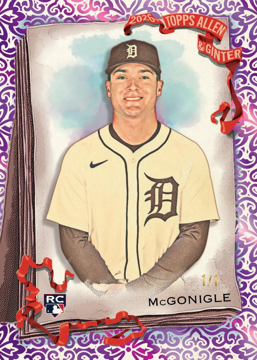 2026 Topps Allen & Ginter Baseball Value Box, 8 Packs, 6 Cards Per Pack, 300-Card Base Set, Look for Autograph & Relic Cards, Inserts, Signature Minis, Chrome & Metal Parallels (PREORDER - Release Date October 7, 2026)