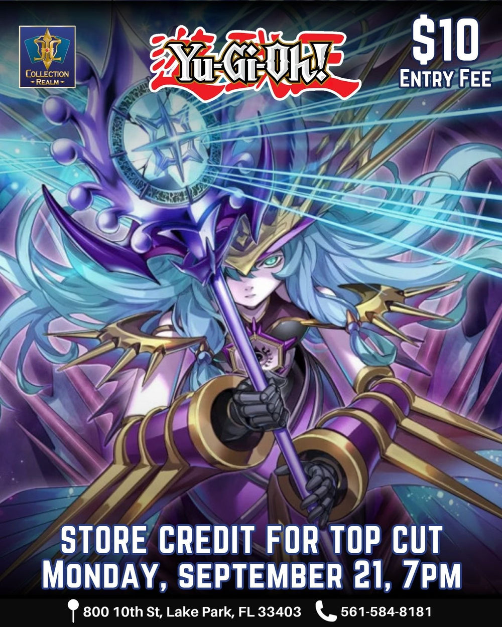 Yu-Gi-Oh! TCG Tournament – September 21, 2026 (Monday 7:00 PM)