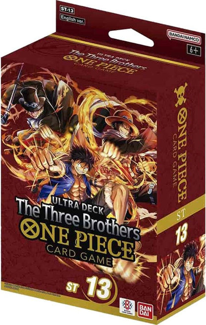 One Piece Card Game Ultra Deck ST-13: The Three Brothers - English Version