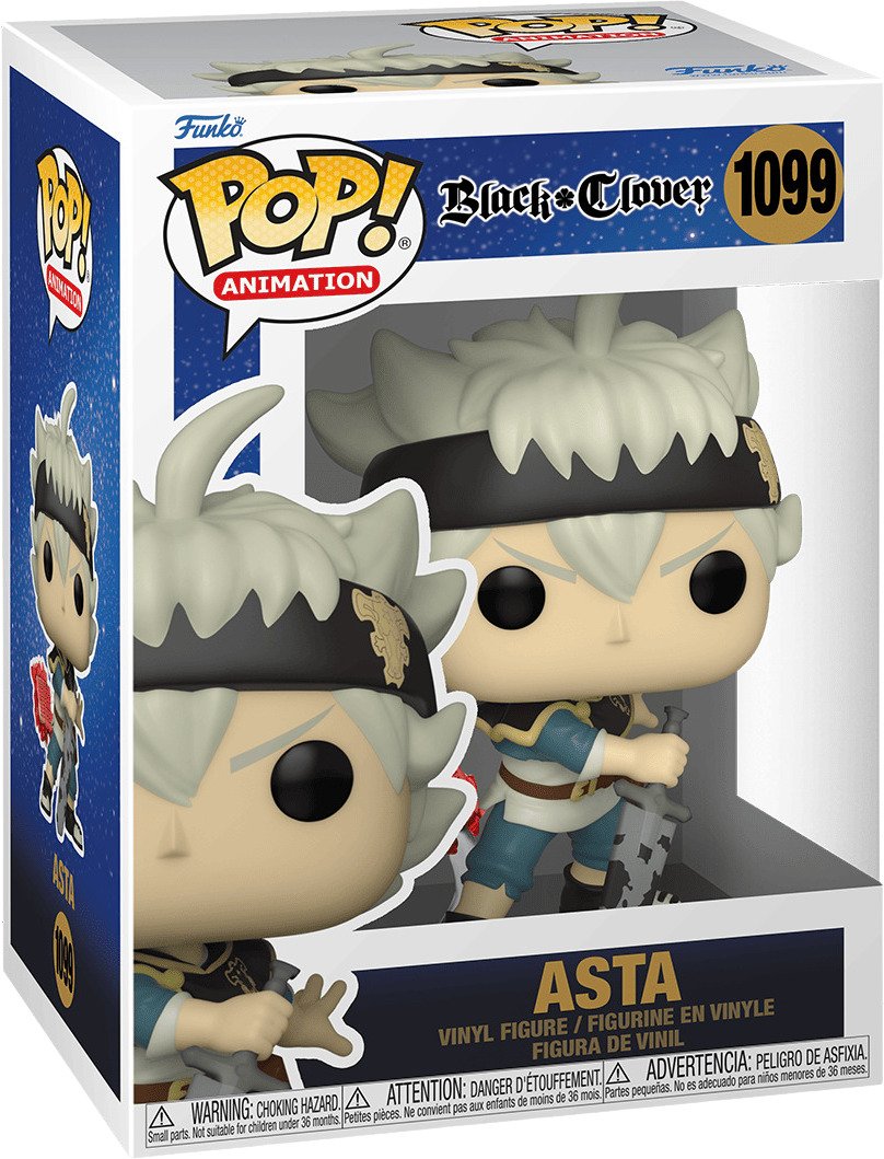 Funko Pop! Vinyl: Black Clover - Asta #1099 Signed By Dallas Reid (lvl10 Cert)