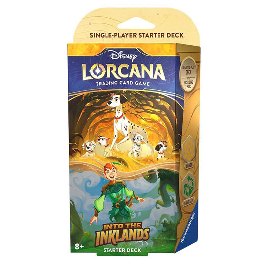 Disney Lorcana TCG Into the Inklands Amber/Emerald Starter Deck sealed box