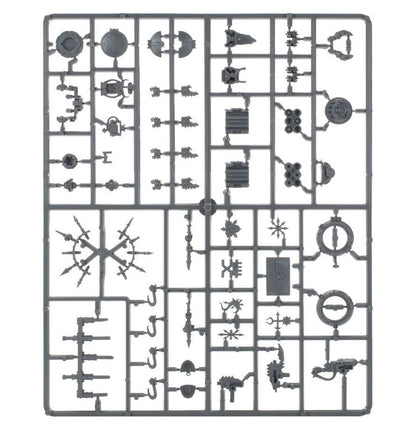 Warhammer 40,000 Chaos Rhino Chaos Space Marines Chaos Rhino Vehicle Kit for Warhammer 40K – Customizable Plastic Transport with Weapon & Cosmetic Options, Unpainted Miniature Model (PRE-ORDER)