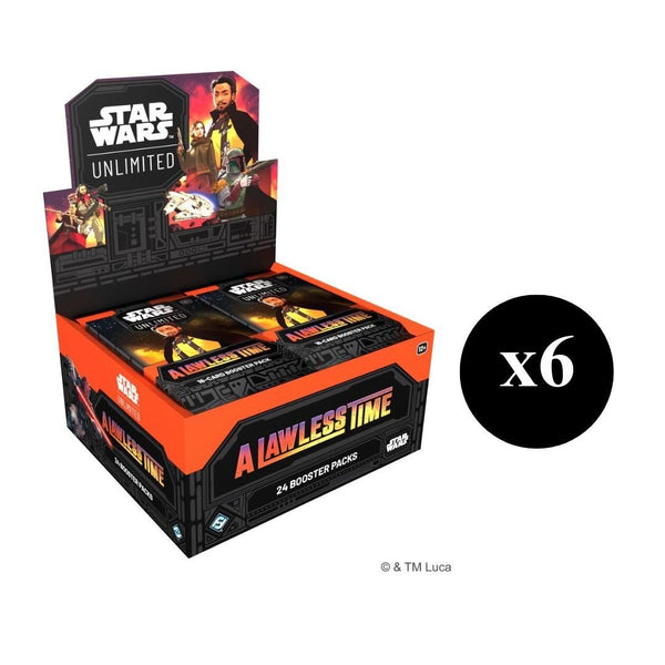 Fantasy Flight Games Star Wars Unlimited A Lawless Time Booster Box bundle six sealed boxes