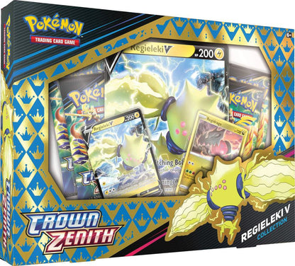 Pokemon TCG Crown Zenith Regieleki V Collection Pokemon Trading Card Game Box Set