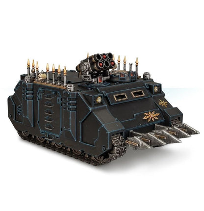 Warhammer 40,000 Chaos Rhino Chaos Space Marines Chaos Rhino Vehicle Kit for Warhammer 40K – Customizable Plastic Transport with Weapon & Cosmetic Options, Unpainted Miniature Model (PRE-ORDER)