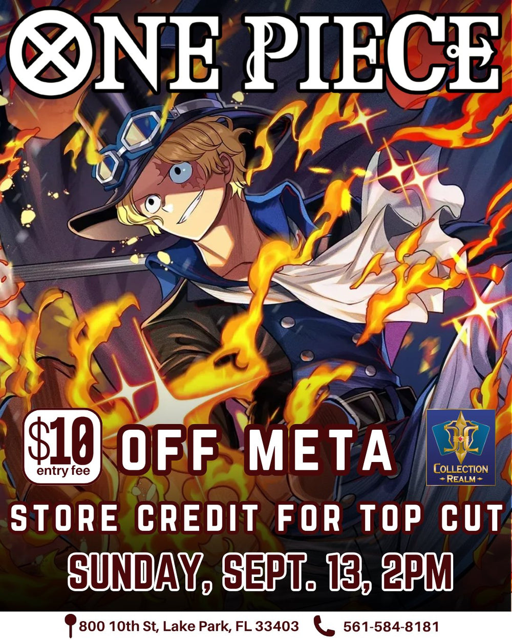 One Piece Card Game Off Meta Tournament – September 13, 2026 (Sunday 2:00 PM)