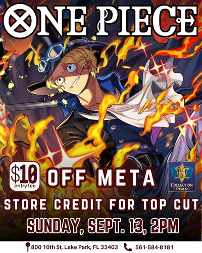 One Piece Card Game Off Meta Tournament – September 13, 2026 (Sunday 2:00 PM)