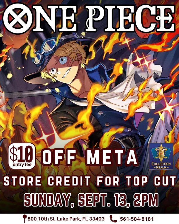 One Piece Card Game Off Meta Tournament – September 13, 2026 (Sunday 2:00 PM)