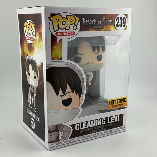 Funko Pop! Vinyl: Attack on Titan - Cleaning Levi - Hot Topic (HT)... #239
