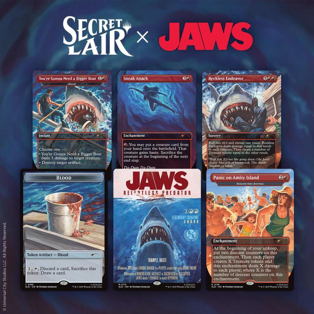 Secret Lair X Jaws Terror Of Amity Island