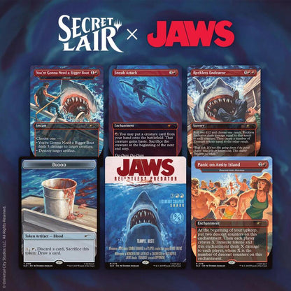 Magic: The Gathering Secret Lair x Jaws Terror of Amity Island Premium Collectible Cards