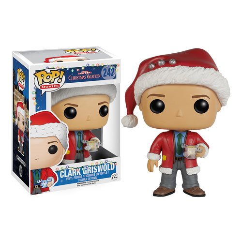 Clark Griswold Funko Pop! National Lampoon's Christmas Vacation - Approx. 3 3/4" Collectible Vinyl Figure #242 with Display Box Protector Case