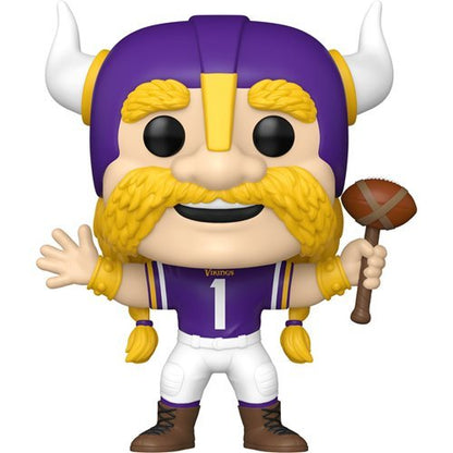 Viktor #319 Funko Pop! Football Vikings NFL Mascots - Approx. 4 1/2" Collectible Vinyl Figure Bundled with Display Box Protector Case
