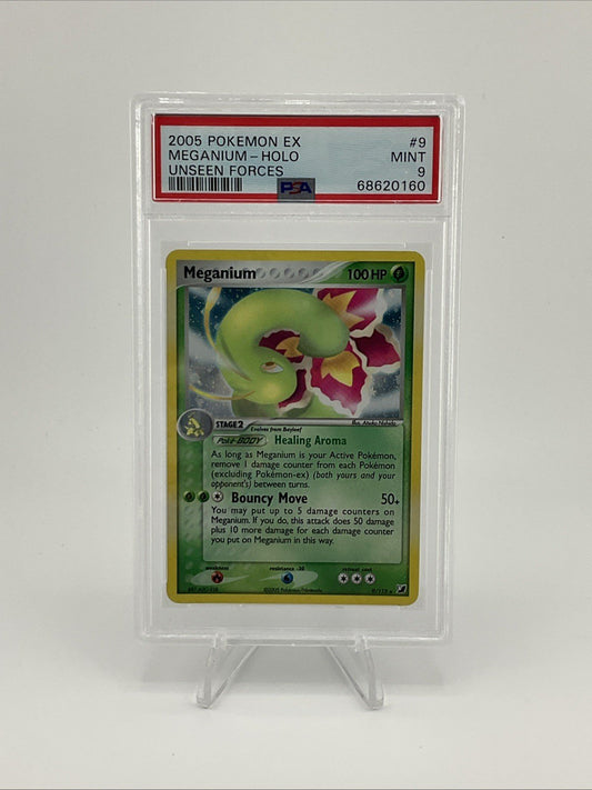 Pokemon TCG Meganium EX Unseen Forces Holo 9/115  PSA 10