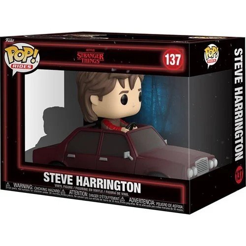Steve Harrington in Car #137 Funko Pop! Rides Stranger Things Season 5 - Approx. 5 1/4" Collectible Vinyl Figure - Estimated Arrival: Oct. 2025 (PRE-SALE)