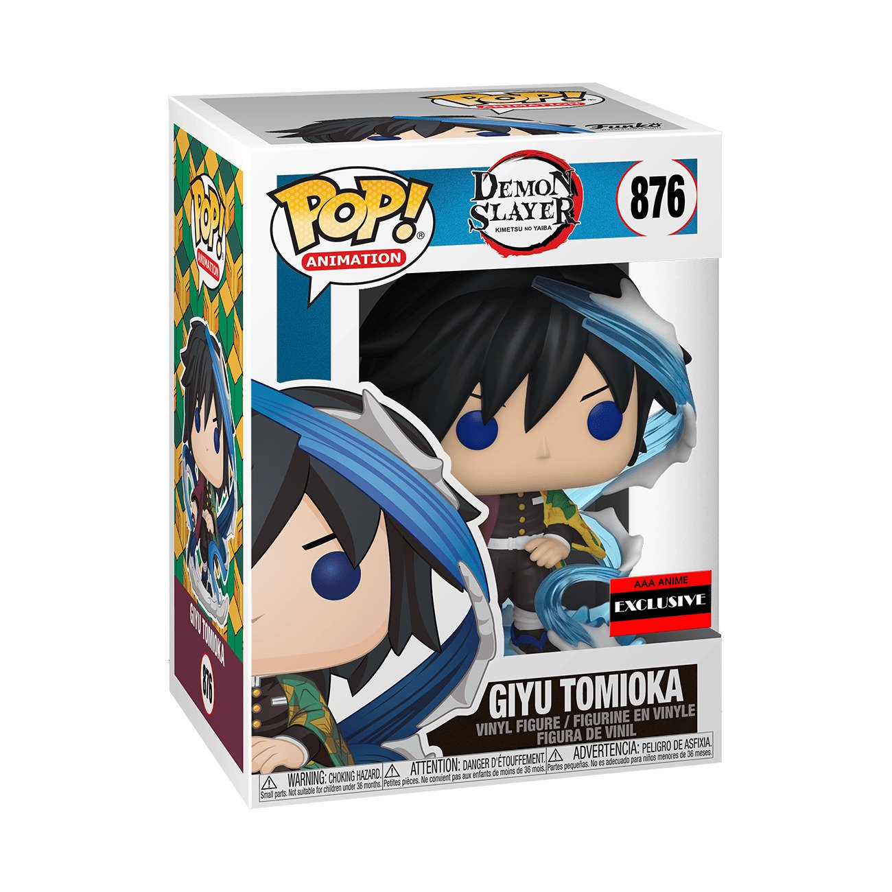 Funko Pop! Vinyl: Demon Slayer: Giyu Tomioka #876 SIGNED By Johnny Yong Bosch