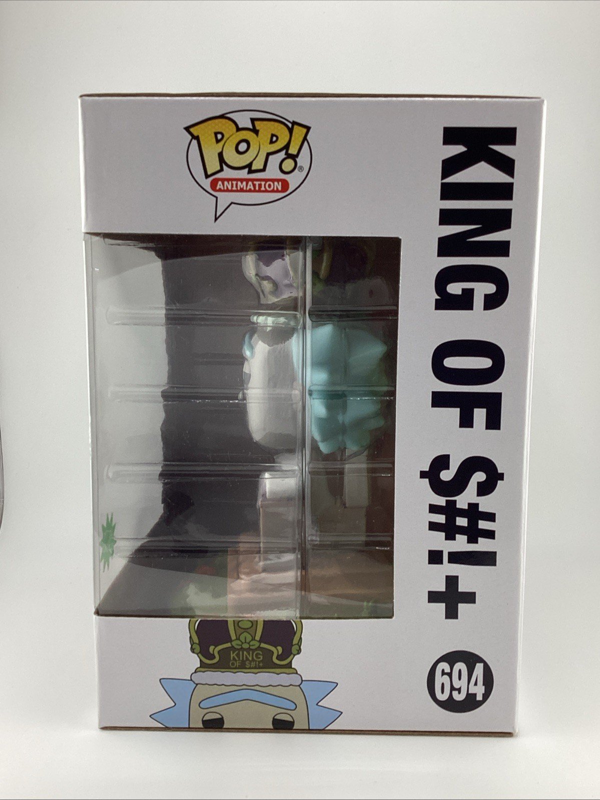 Funko Pop! Deluxe: Rick and Morty - King of S#!+ With Sound #694