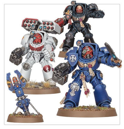 Warhammer 40,000 Space Marines Terminator Squad – 5 Elite Tactical Dreadnought Miniatures Plastic Kit | Citadel Games Workshop Tabletop Wargame Figures (PRE-ORDER)