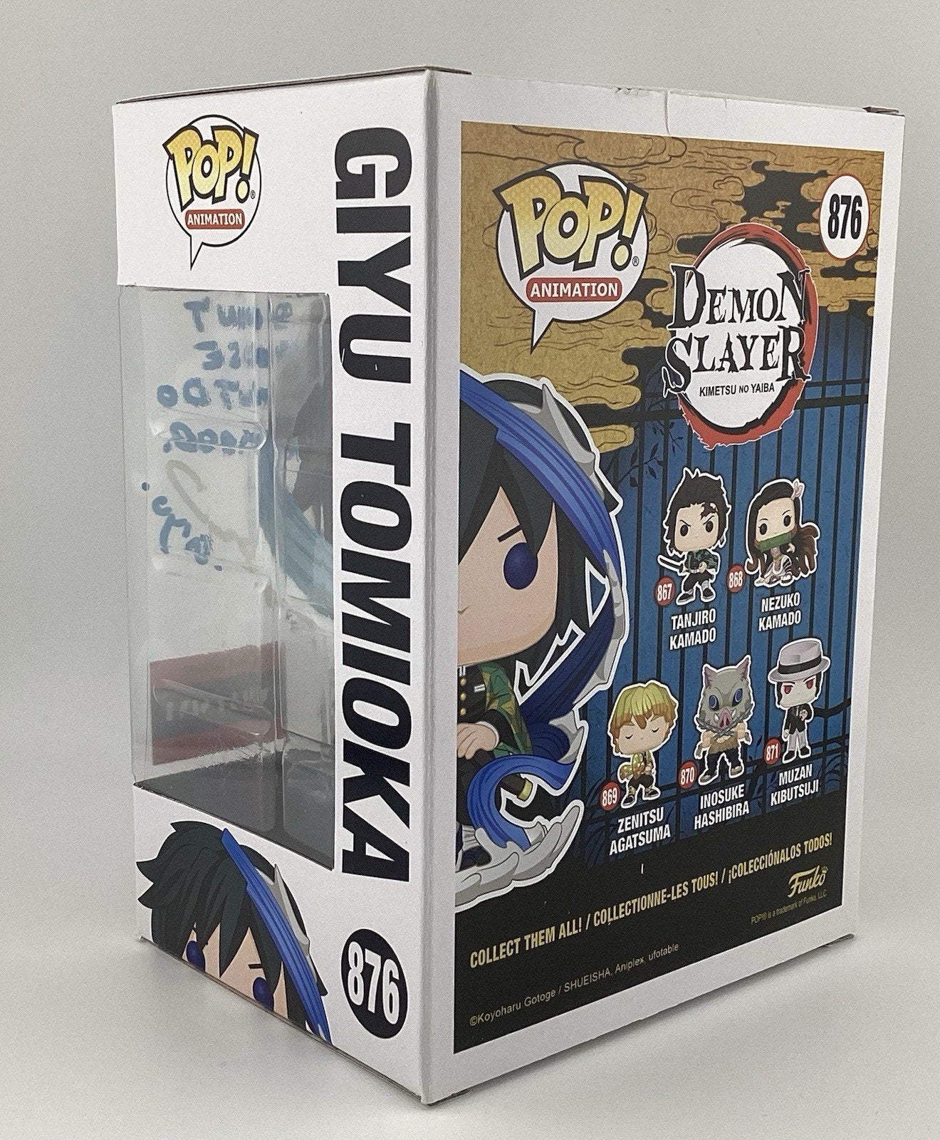 Funko Pop!  Demon Slayer: Kimetsu no Yaiba - Giyu Tomioka - Signed Johnny Y.B