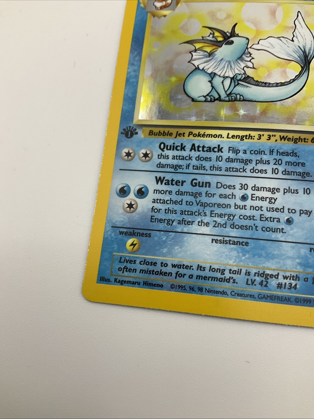 1st Edition NM Flareon, Jolteon, Vaporeon Jungle Holo Pokemon Cards