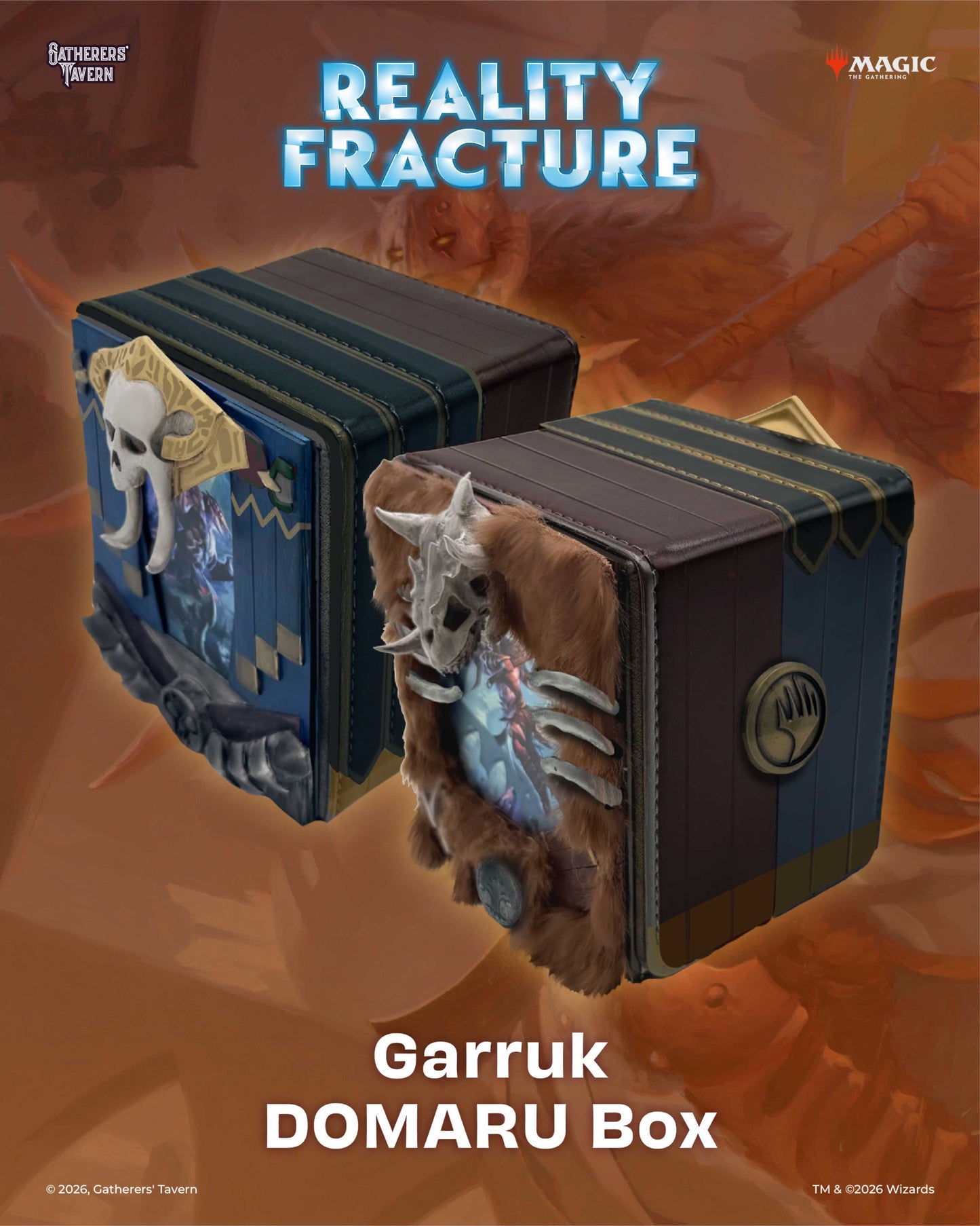 Reality Fracture Garruk Domaru Finest Box - Fractured Reality Collectible with Sculpted Details, Alternate World Design and Premium Display Finish (PREORDER - Release Date December 30, 2026)