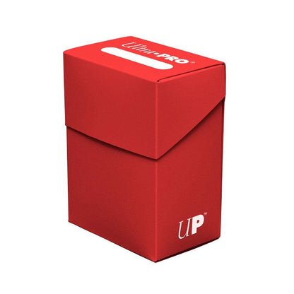 Ultra Pro Deck Box Red – 80+ Card Storage for Pokemon TCG and MTG