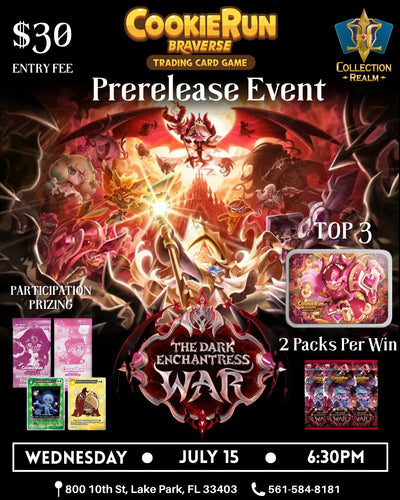 CookieRun Braverse TCG Prerelease Event – July 15, 2026 (Wednesday 6:30 PM)