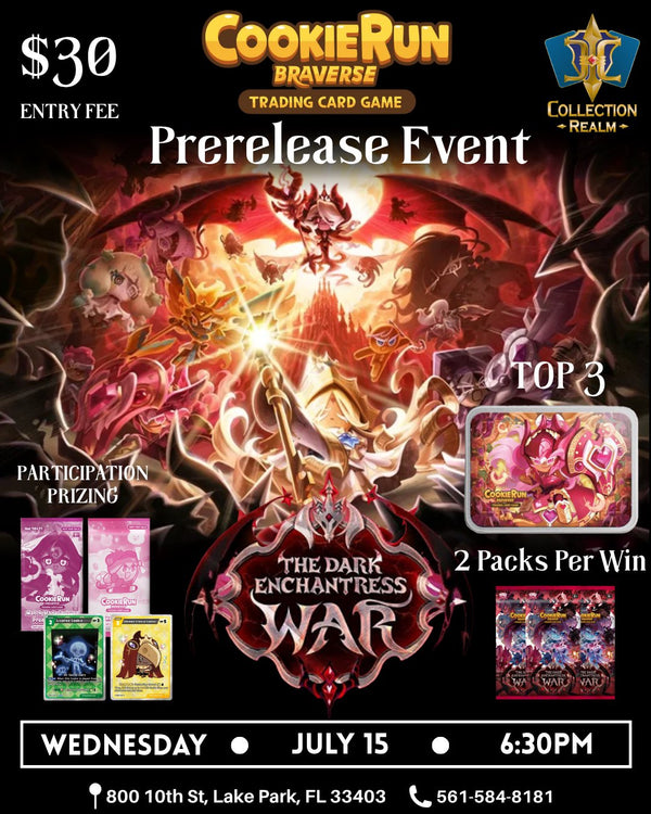 CookieRun Braverse TCG Prerelease Event – July 15, 2026 (Wednesday 6:30 PM)