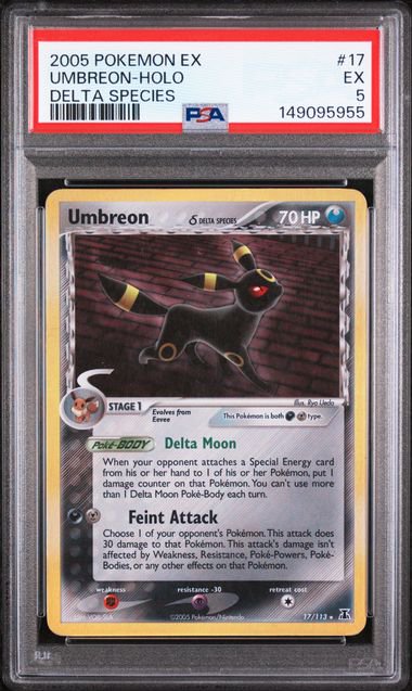 Pokemon Umbreon Delta Holo PSA 10 5955