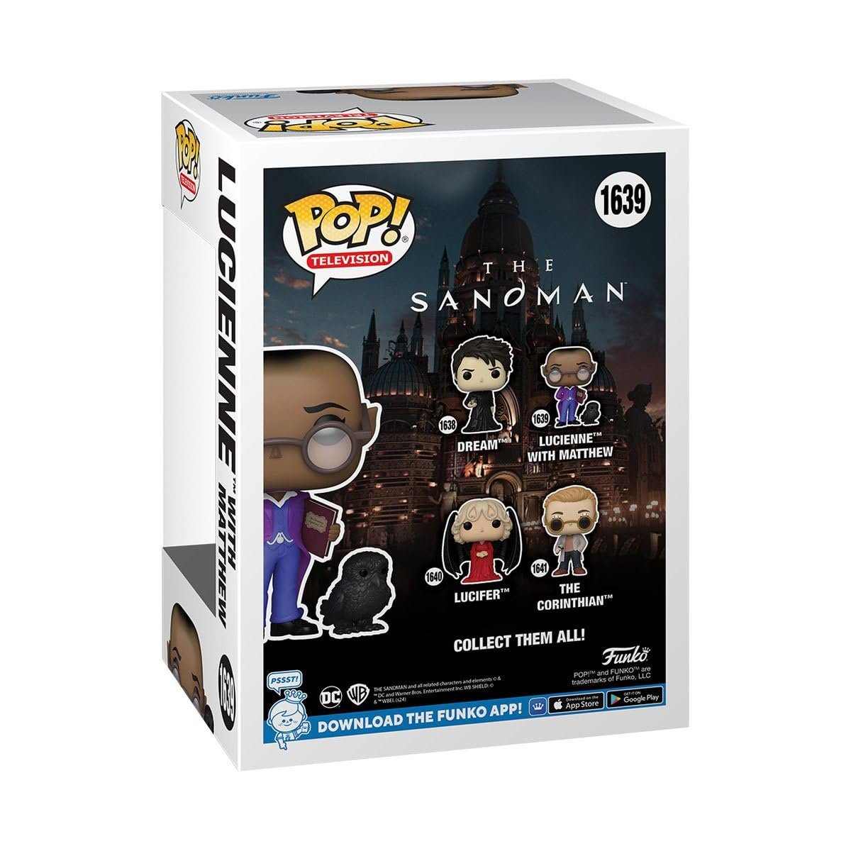 Lucienne with Matthew Funko Pop! Television The Sandman - Approx. 3 3/4" Collectible Vinyl Figure #1639 with Window Display Box