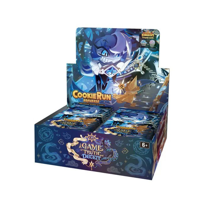 Cookie Run Braverse TCG A Game of Truth and Deceit Booster Box 28 Packs Trading Card Game