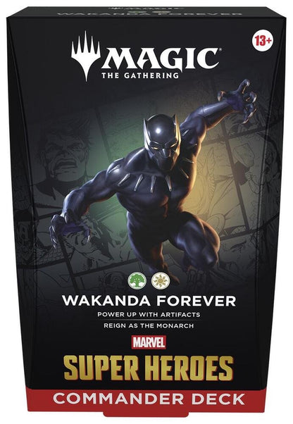 MTG MSH Wakanda Forever Commander Deck – Marvel Super Heroes Magic: Th –  COLLECTION REALM