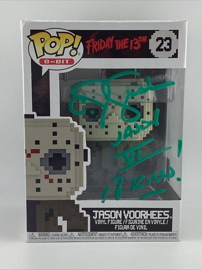 Funko Pop! 8-Bit: Friday the 13th - Jason Voorhees  Signed C J Graham #23