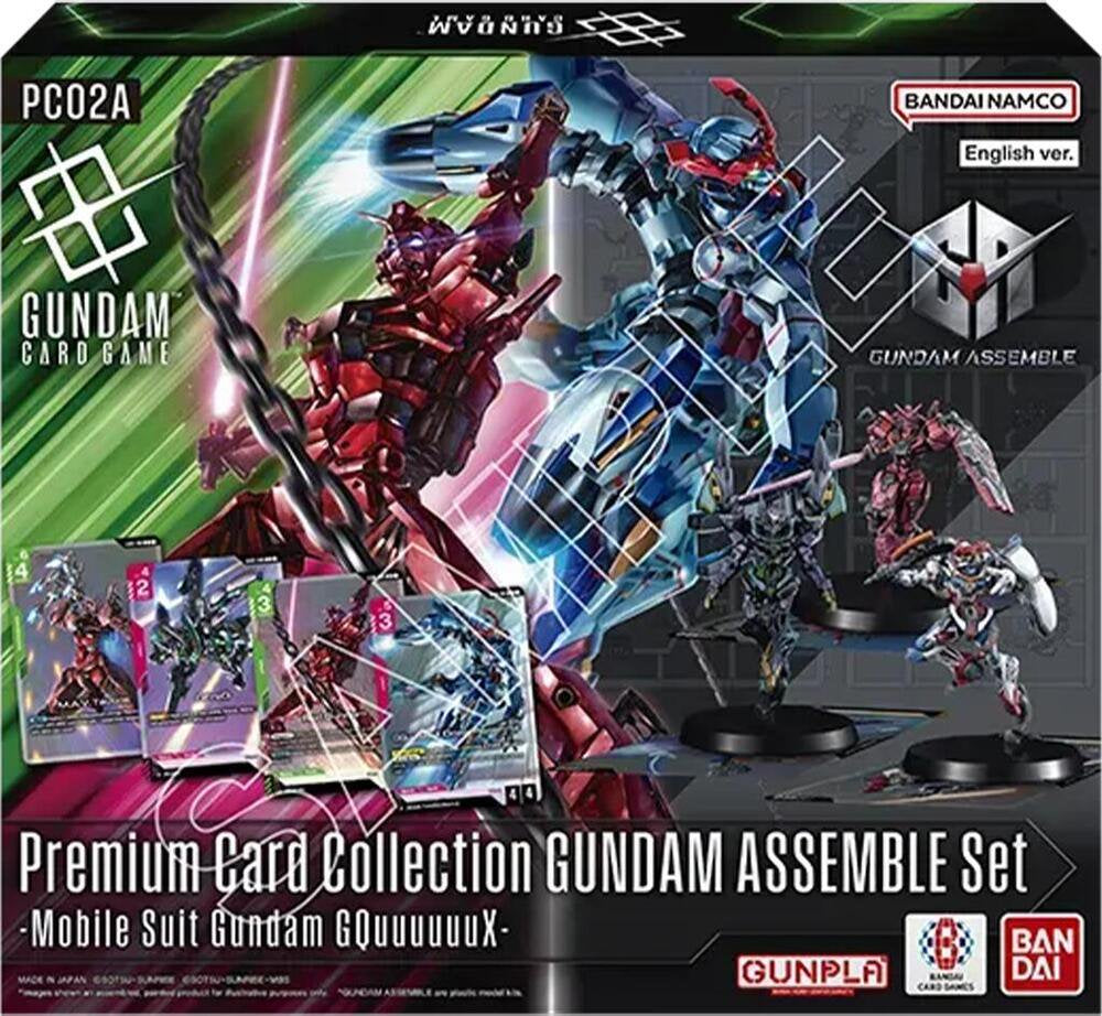 Bandai Gundam PC02A Premium Card Collection Assemble Set Mobile Suit GQuuuuuuX