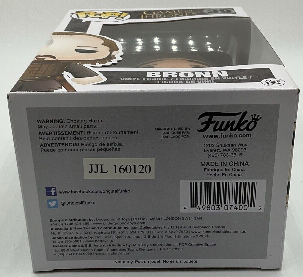 Funko Pop! Vinyl: Game of Thrones - Bronn #39