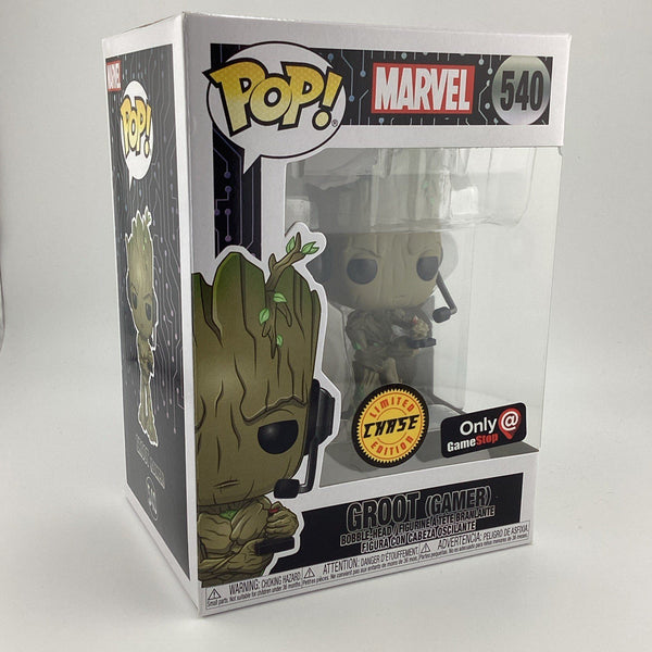 Funko Pop! Heroes - Groot (Gamer) (Chase) Vinyl Figure (GameStop Exclusive) #540