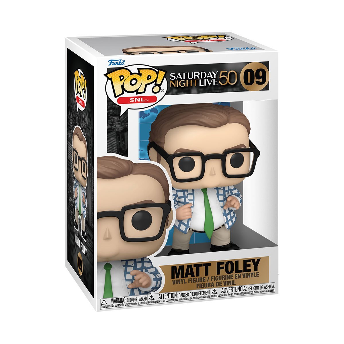 Funko Pop! SNL Saturday Night Live 50th Anniversary Vinyl Figure Case of 5 (Herb Welch #07, Nick the Lounge Singer #08, Matt Foley #09, Mary Katherine Gallagher #10, Ms Rafferty #11) – Collectible 3 3/4" Vinyl Figures with Window Display Box