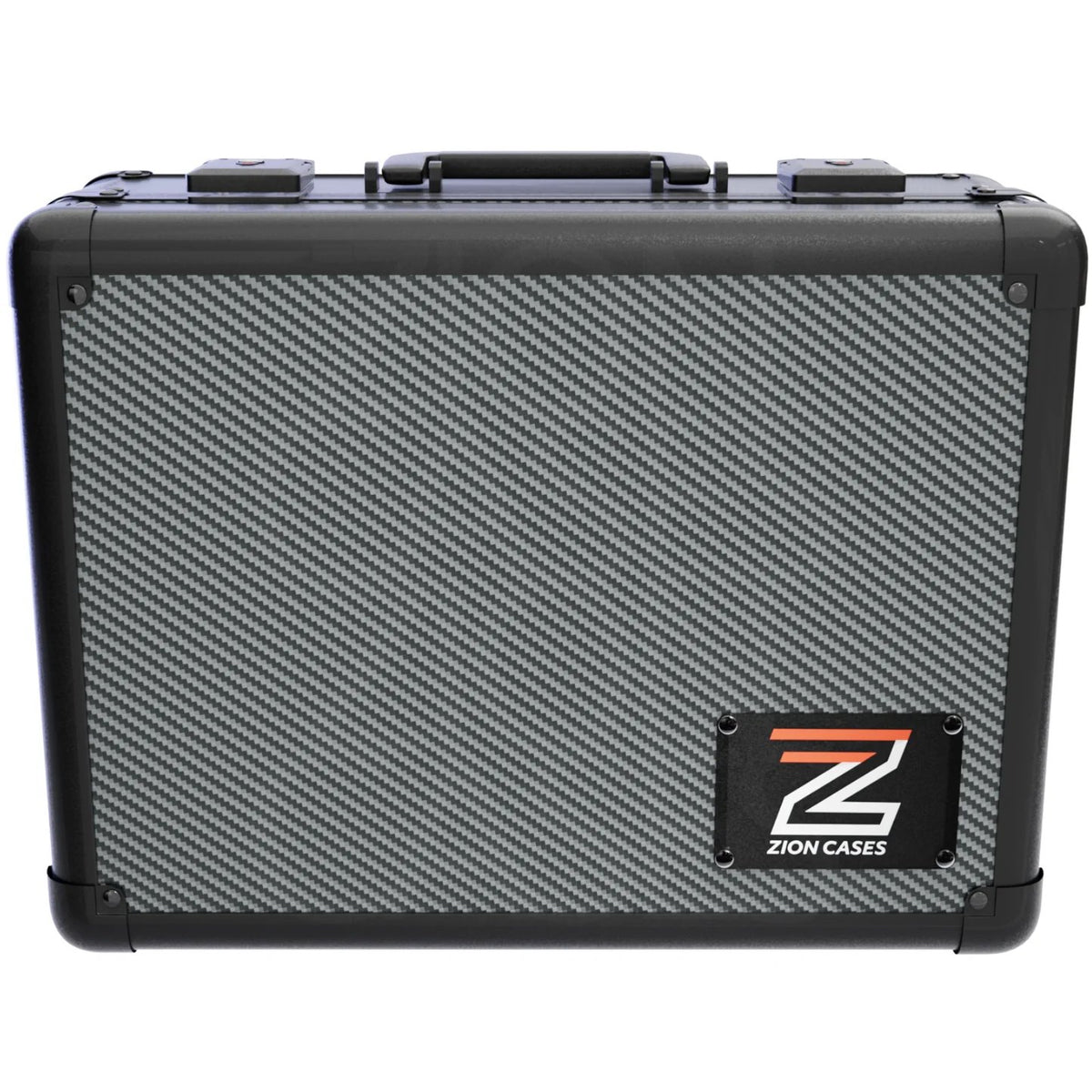 Zion Cases Slab Case XL Carbon Fiber – Premium Graded Card Storage Case, Holds Up to 172 Graded Slabs, High-Grade Foam, TSA-Approved Locks, Durable Collector Travel Case (PRE-ORDER)