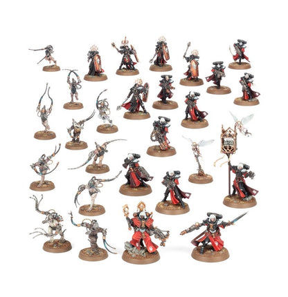 Warhammer 40K Combat Patrol Adepta Sororitas Army Set – 27 Multipart Plastic Miniatures, Sisters of Battle Warhammer 40,000 Starter & Expansion Box with Canoness and Celestian Sacresants (PRE-ORDER)